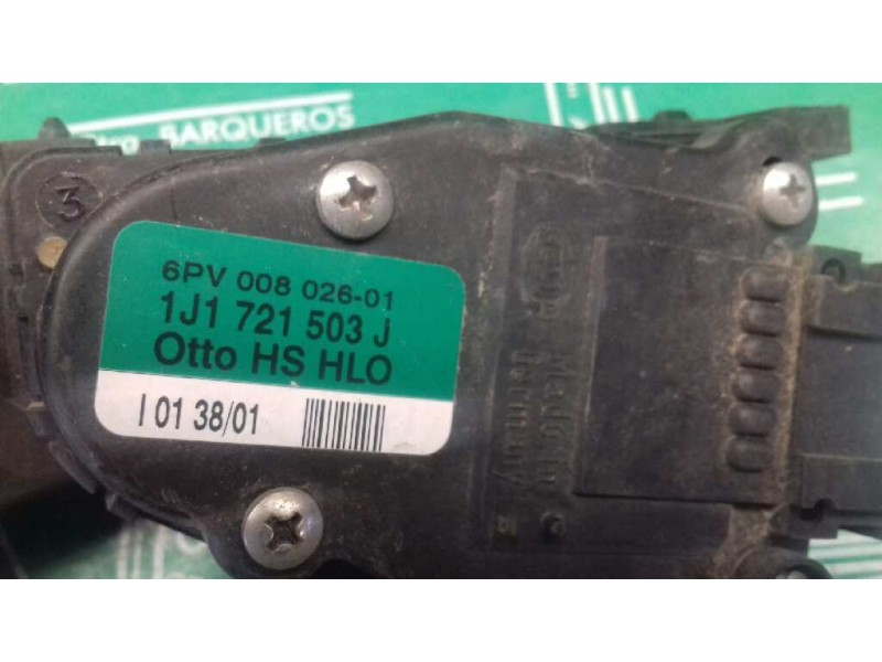 Recambio de pedal acelerador para seat toledo (1m2) 1.6 16v referencia OEM IAM 1J1721503J 6PV00802601 HELLA