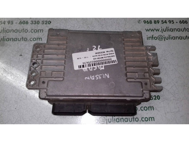 Recambio de centralita motor uce para nissan micra (k12e) acenta referencia OEM IAM MCE32040 MCE32040F32X23 U3