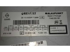 Recambio de sistema audio / radio cd para renault megane iii berlina 5 p dynamique referencia OEM IAM 281150023R 7648024391 BLAU 2