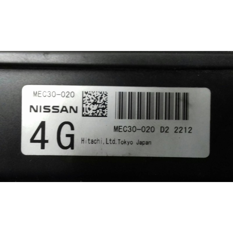 Recambio de centralita motor uce para nissan primera berlina (p12) line up referencia OEM IAM MEC30020 MEC30020D22212 4G