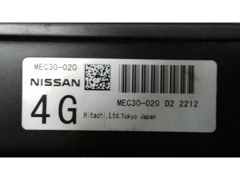Recambio de centralita motor uce para nissan primera berlina (p12) line up referencia OEM IAM MEC30020 MEC30020D22212 4G