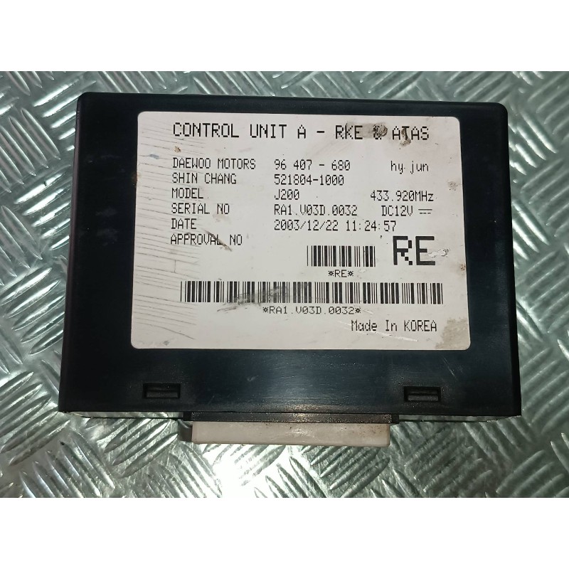 Recambio de modulo electronico para daewoo nubira berlina sx referencia OEM IAM 96407680 5218041000 