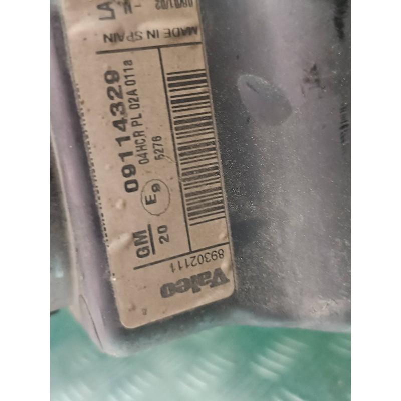 Recambio de faro izquierdo para opel corsa c comfort referencia OEM IAM 09114320 89302111 VALEO