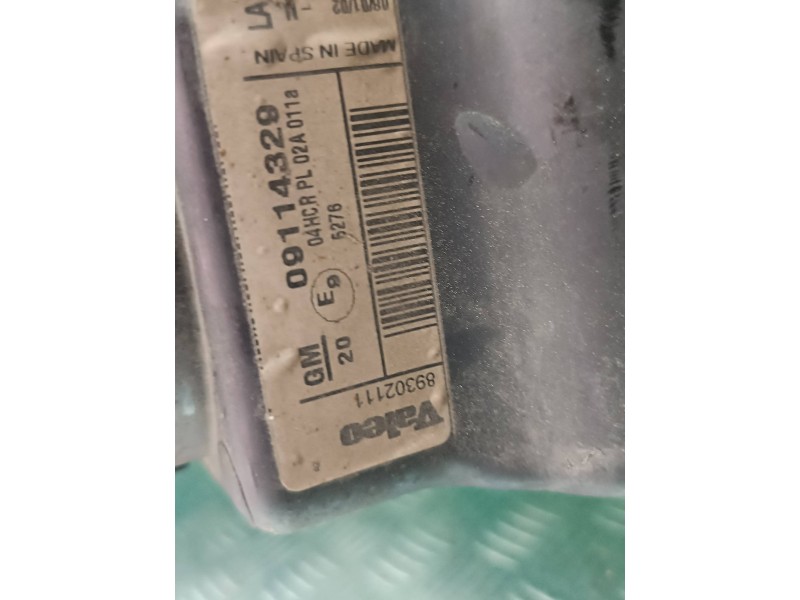 Recambio de faro izquierdo para opel corsa c comfort referencia OEM IAM 09114320 89302111 VALEO