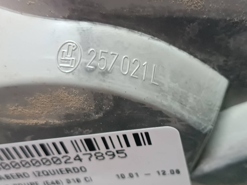 Recambio de piloto trasero izquierdo para bmw serie 3 coupe (e46) 318 ci referencia OEM IAM 257021L  