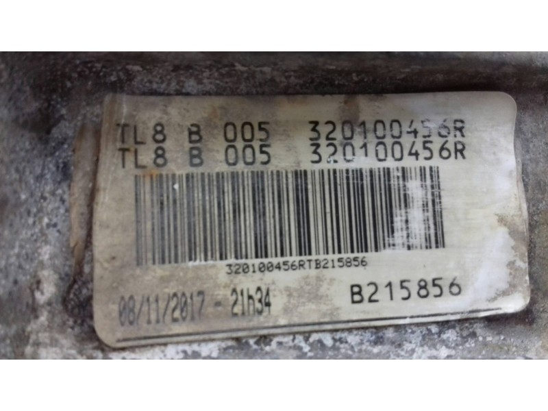 Recambio de caja cambios para dacia duster ambiance 4x2 referencia OEM IAM TL8005.B215856  