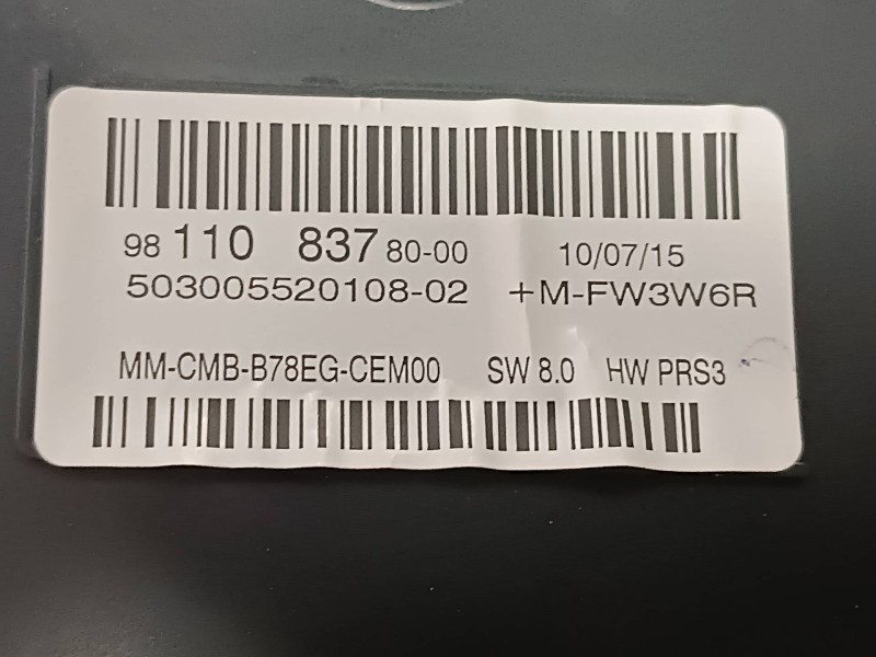 Recambio de cuadro instrumentos para citroen c4 picasso feel referencia OEM IAM 981108378000 5550055205 