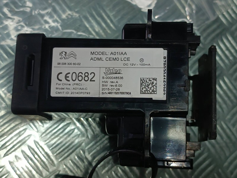Recambio de conmutador de arranque para citroen c4 picasso feel referencia OEM IAM 980063008002 MODEL A01IAA VALEO