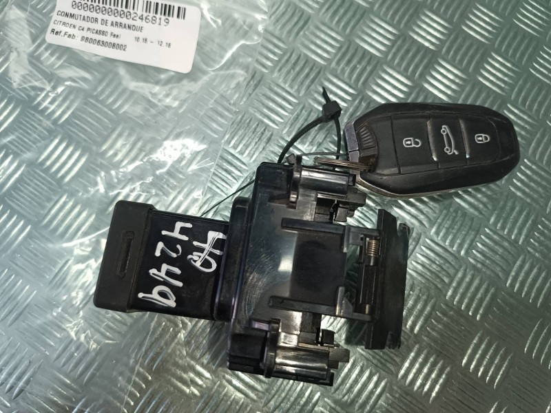 Recambio de conmutador de arranque para citroen c4 picasso feel referencia OEM IAM 980063008002 MODEL A01IAA VALEO