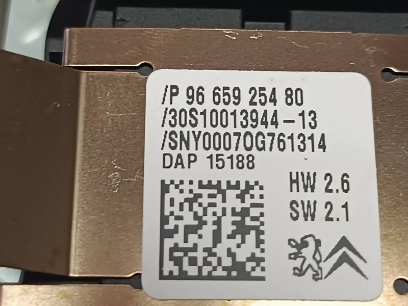 Recambio de sensor para citroen c4 picasso feel referencia OEM IAM 9665925480 CONECTOR 3 PINES LLUVIA