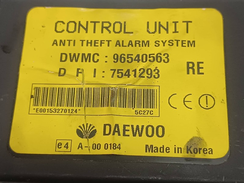 Recambio de modulo electronico para chevrolet kalos 1.4 se referencia OEM IAM 96540563 7541293 DAEWOO