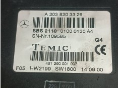Recambio de modulo electronico para mercedes-benz clase s (w220) berlina 320 cdi (220.026) referencia OEM IAM A2038203326  TEMIC 2