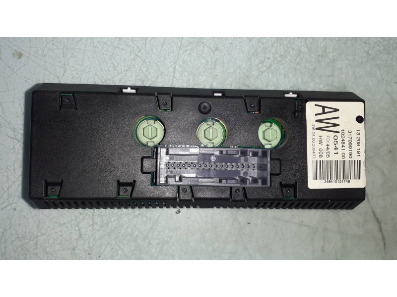 Recambio de pantalla multifuncion para opel meriva cosmo referencia OEM IAM 13208191 317099190 464652911