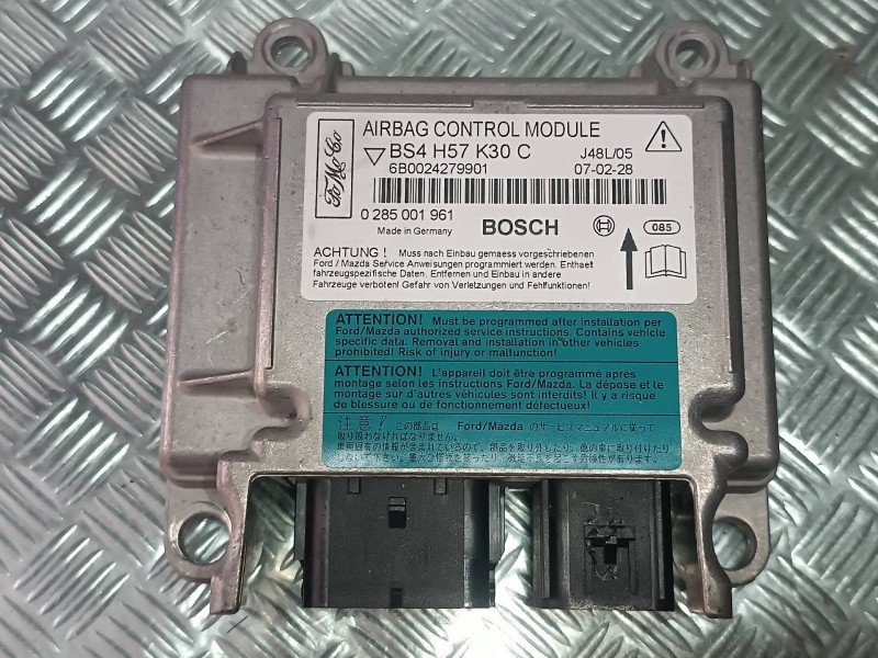 Recambio de centralita airbag para mazda 3 berlina (bk) 1.6 vvt active referencia OEM IAM BS4H57K30C 0285001961 BOSCH