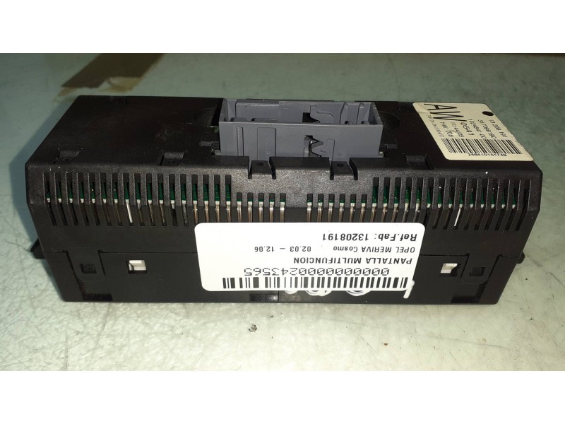 Recambio de pantalla multifuncion para opel meriva cosmo referencia OEM IAM 13208191 317099190 464652911