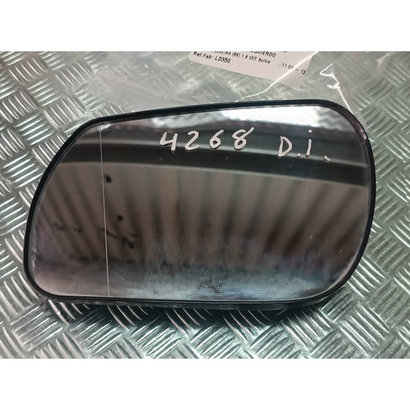 Recambio de cristal retrovisor izquierdo para mazda 3 berlina (bk) 1.6 vvt active referencia OEM IAM LD350  