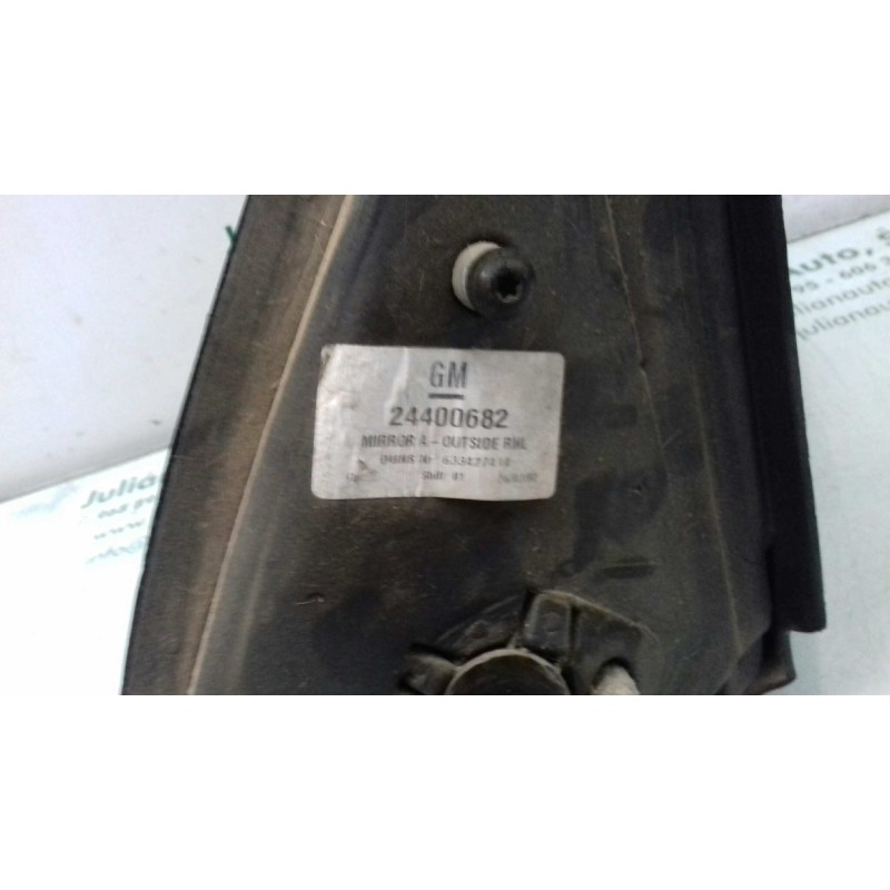 Recambio de retrovisor derecho para opel combo (corsa c) familiar referencia OEM IAM 24400682  MANUAL