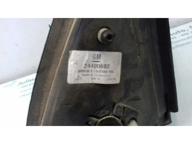 Recambio de retrovisor derecho para opel combo (corsa c) familiar referencia OEM IAM 24400682  MANUAL