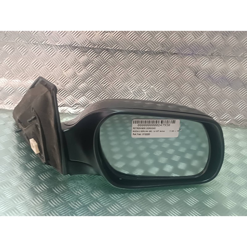 Recambio de retrovisor derecho para mazda 3 berlina (bk) 1.6 vvt active referencia OEM IAM 012220 012221 ELECTRICO