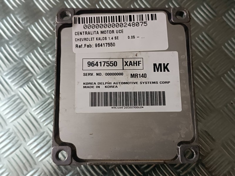 Recambio de centralita motor uce para chevrolet kalos 1.4 se referencia OEM IAM 96417550 96417550XAHF DELPHI