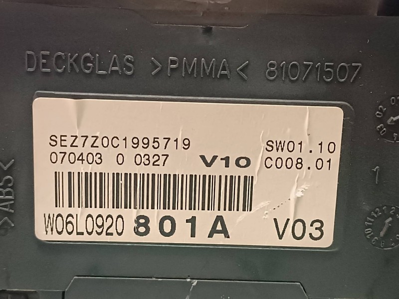 Recambio de centralita motor uce para seat ibiza (6l1) cool referencia OEM IAM 038906019HT W06L0920801A KIT - BOSCH