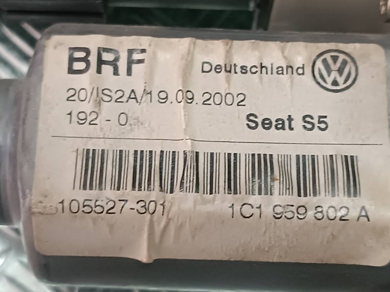 Recambio de motor elevalunas delantero derecho para seat leon (1m1) signo referencia OEM IAM 1C1959802A 101386102 7746002101