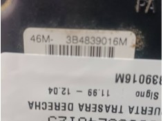 Recambio de cerradura puerta trasera derecha para seat leon (1m1) signo referencia OEM IAM 3M4839016M CONECTOR NEGRO 6 PINES ELE 2