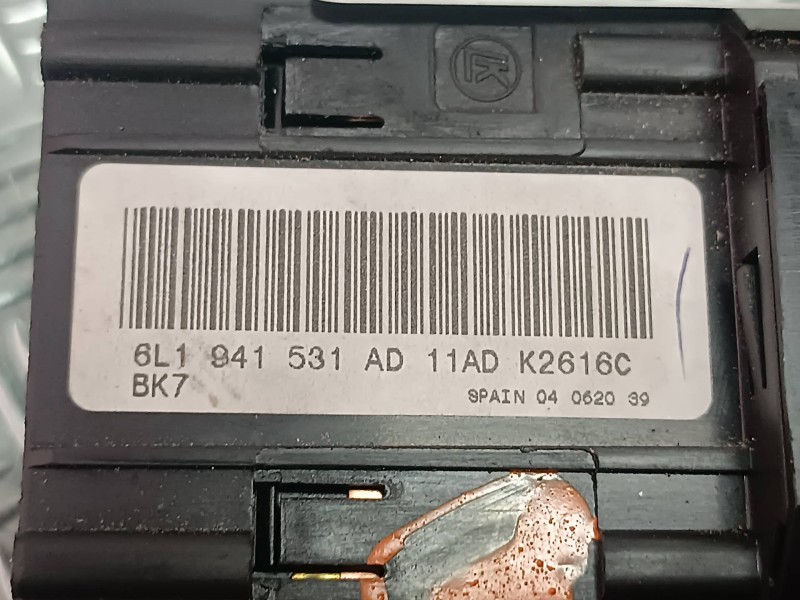 Recambio de mando luces para seat ibiza (6l1) cool referencia OEM IAM 6L1941531AD  