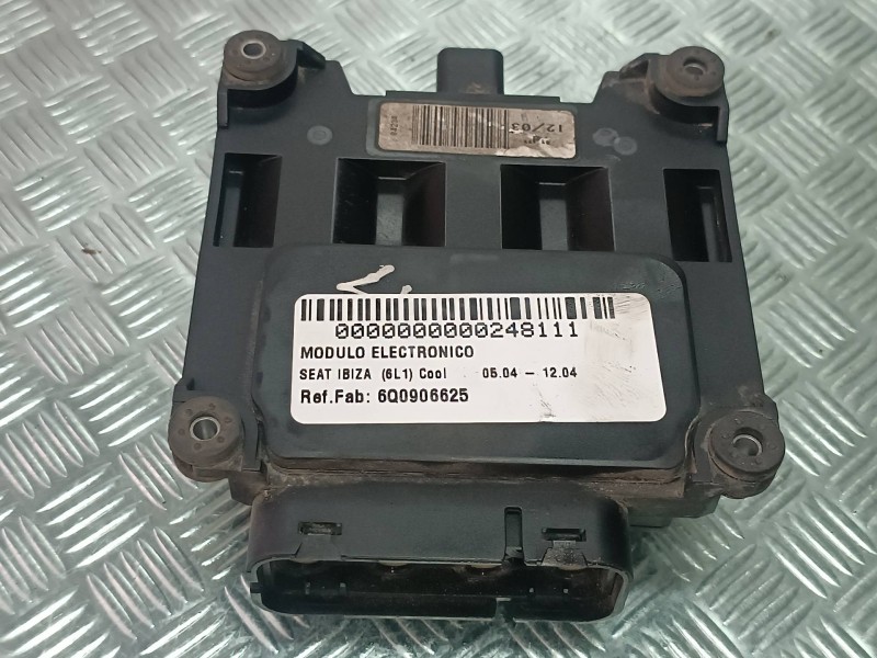 Recambio de modulo electronico para seat ibiza (6l1) cool referencia OEM IAM 6Q0906625 400434A CONECTOR 6 PINES