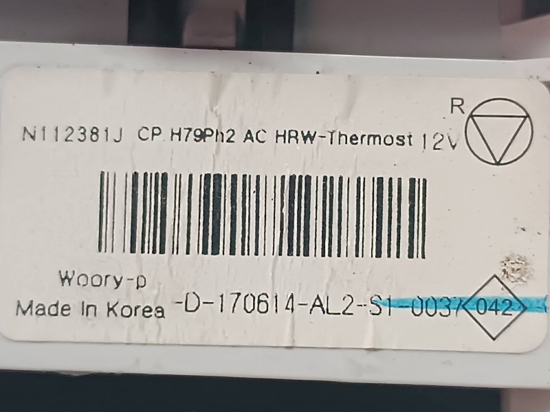 Recambio de mando calefaccion / aire acondicionado para dacia duster ambiance 4x2 referencia OEM IAM H79PH2 N112381J 