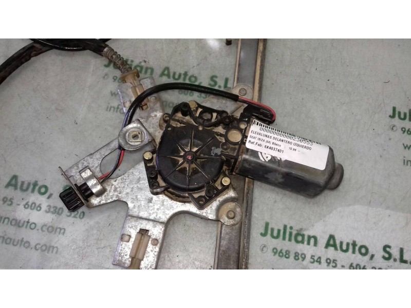 Recambio de elevalunas delantero izquierdo para seat ibiza (6k) básico referencia OEM IAM 6K4837401  ELECTRICO Recambio de elevalunas delantero izquierdo para seat ibiza (6k) básico referencia OEM IAM 6K4837401  ELECTRICO