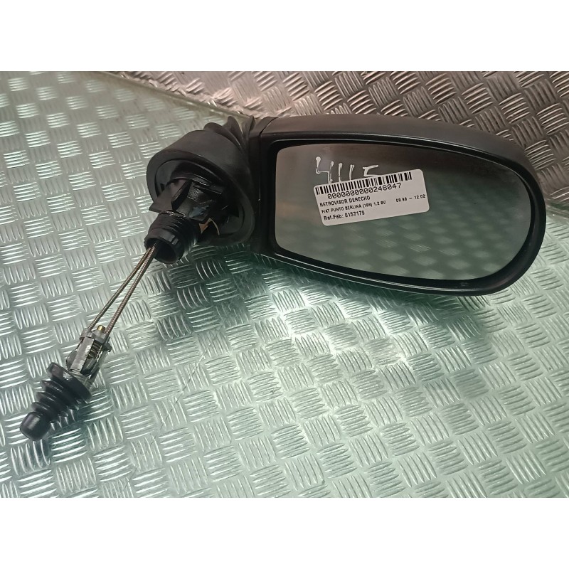 Recambio de retrovisor derecho para fiat punto berlina (188) 1.2 8v referencia OEM IAM 0157179 MAGNETI MARELLI MANUAL