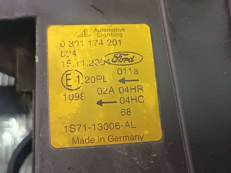 Recambio de faro izquierdo para ford mondeo berlina (ge) ambiente (06.2003) (d) referencia OEM IAM 1S7113006AL 0301174201 