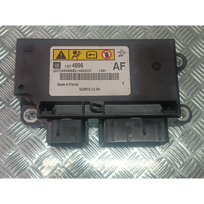 Recambio de centralita airbag para opel astra j sports tourer sport referencia OEM IAM 13574896 13574896AF GM