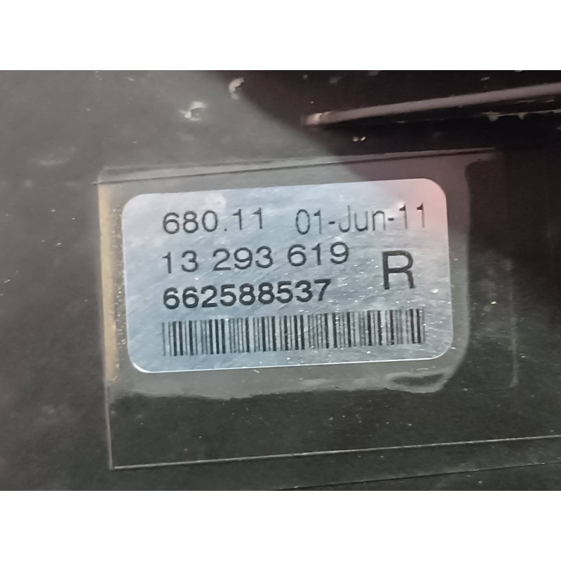 Recambio de faro antiniebla derecho para opel astra j sports tourer sport referencia OEM IAM 13293619 662588537R 