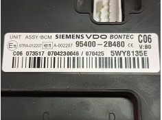 Recambio de modulo electronico para hyundai santa fe (bm) 2.2 crdi classic (2wd) referencia OEM IAM 954002B480 5WY8135E BCM 2