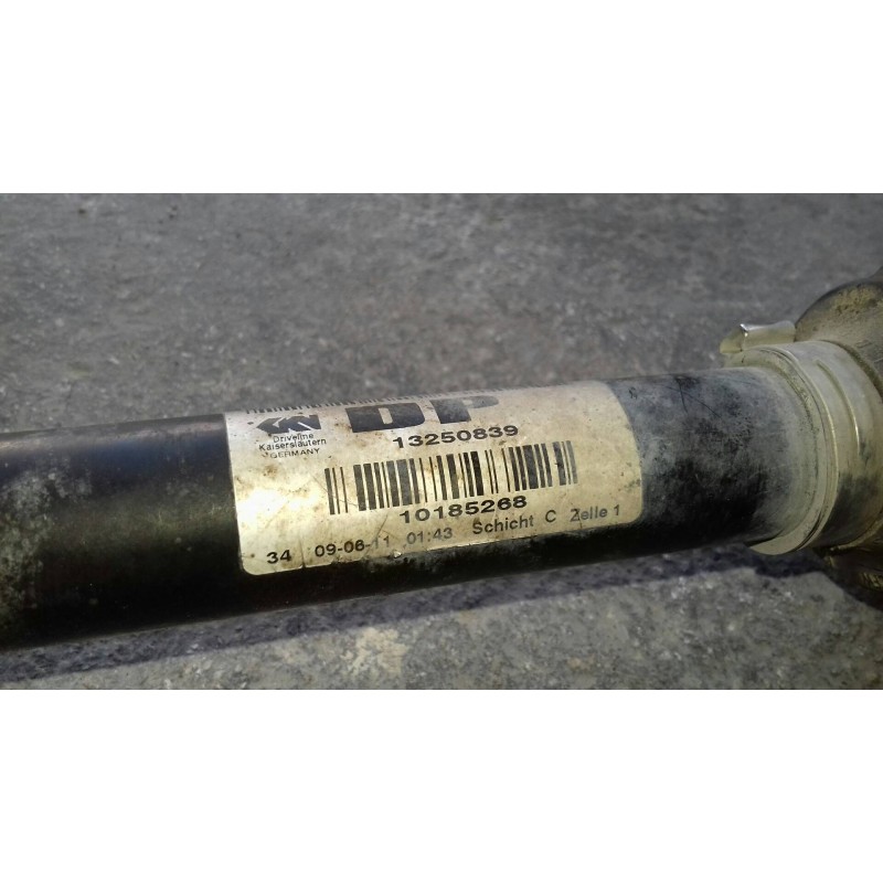 Recambio de transmision delantera derecha para opel astra j sports tourer sport referencia OEM IAM 13250839 10185268 