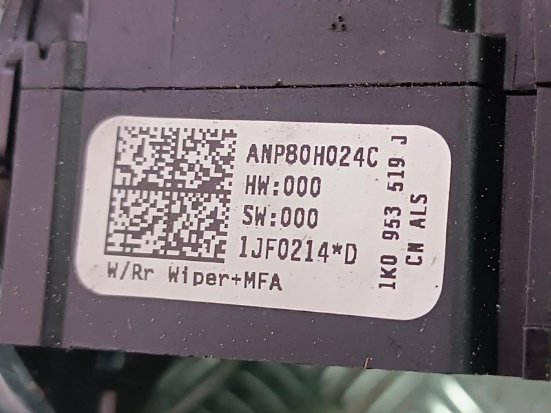 Recambio de mando limpia para seat altea (5p1) arena referencia OEM IAM 1K0953519J  