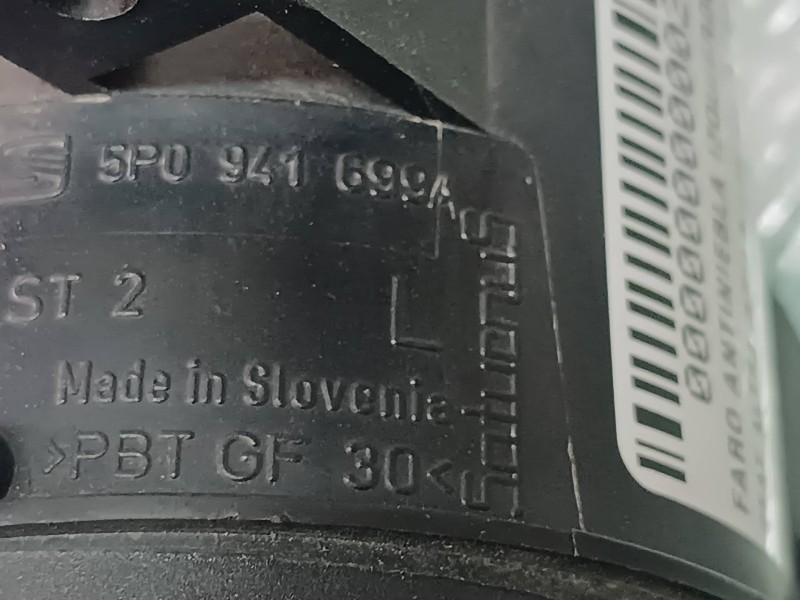 Recambio de faro antiniebla izquierdo para seat altea (5p1) arena referencia OEM IAM 5P0941699A 5P0941601 CONECTOR 2 PINES