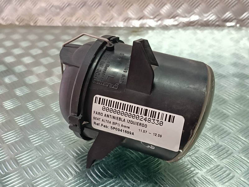 Recambio de faro antiniebla izquierdo para seat altea (5p1) arena referencia OEM IAM 5P0941699A 5P0941601 CONECTOR 2 PINES