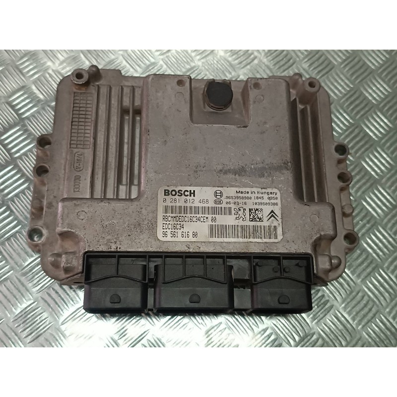 Recambio de centralita motor uce para citroen xsara picasso 1.6 hdi 90 lx plus referencia OEM IAM 9656161680 0281012468 BOSCH