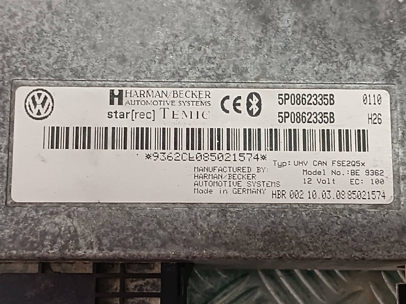 Recambio de modulo electronico para seat altea (5p1) arena referencia OEM IAM 5P0862335B  TEMIC