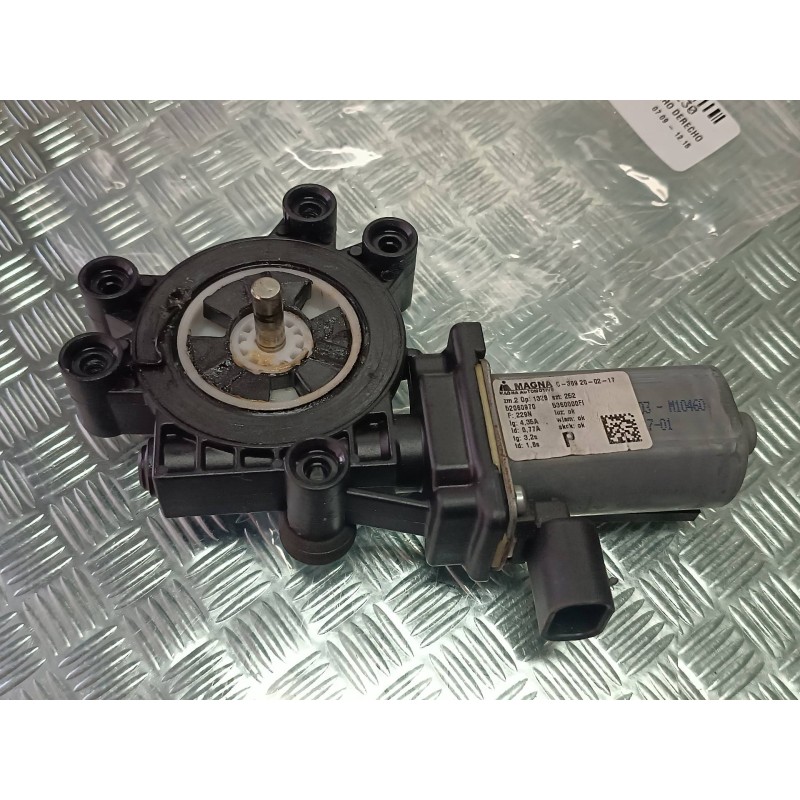 Recambio de motor elevalunas delantero derecho para fiat 500 cabrio (150) lounge referencia OEM IAM 52060970 5360000FI CONECTOR 