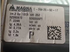 Recambio de motor elevalunas delantero derecho para fiat 500 cabrio (150) lounge referencia OEM IAM 52060970 5360000FI CONECTOR  2