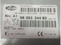 Recambio de sistema audio / radio cd para citroen c4 picasso attraction referencia OEM IAM 9809334480  MAGNETI MARELLI 2