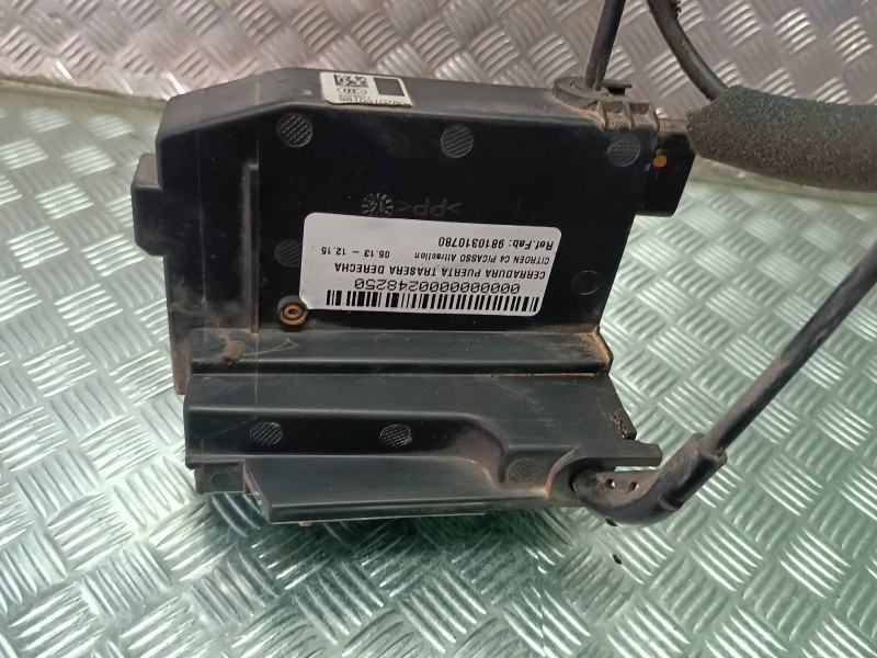 Recambio de cerradura puerta trasera derecha para citroen c4 picasso attraction referencia OEM IAM 9810310780  ELECTRICA