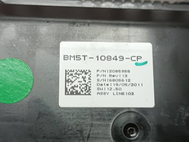 Recambio de cuadro instrumentos para ford c-max (cb3) ghia referencia OEM IAM BM5T10849CP BM5T14C226AC BM5T14C226AM