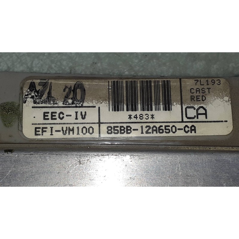 Recambio de centralita motor uce para ford sierra berlina 2.0 (ohc) referencia OEM IAM 85BB12A650CA EFIVM100 