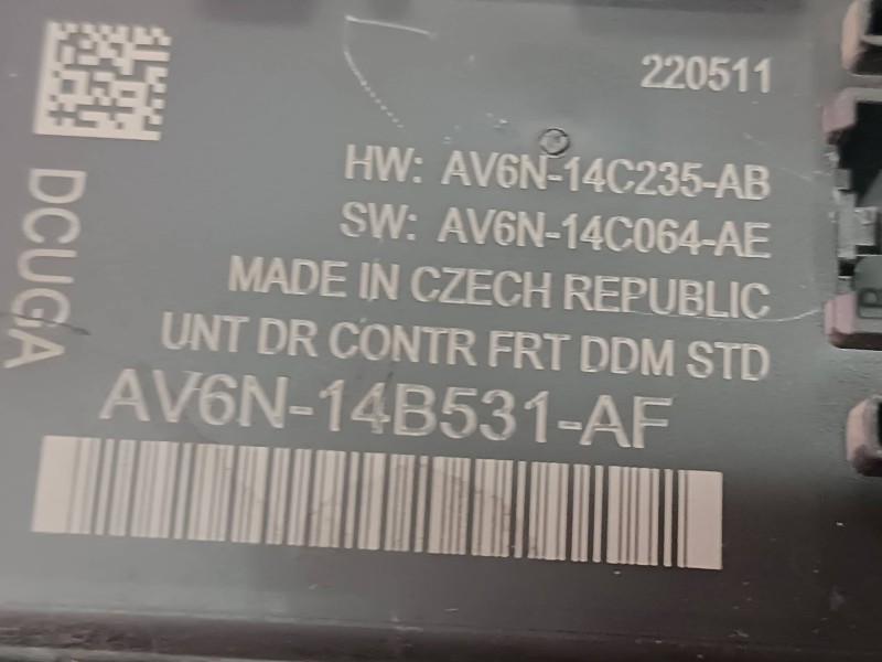 Recambio de modulo electronico para ford c-max (cb3) ghia referencia OEM IAM AV6N14B531AF AV6N14C235AB AV6N14C064AE