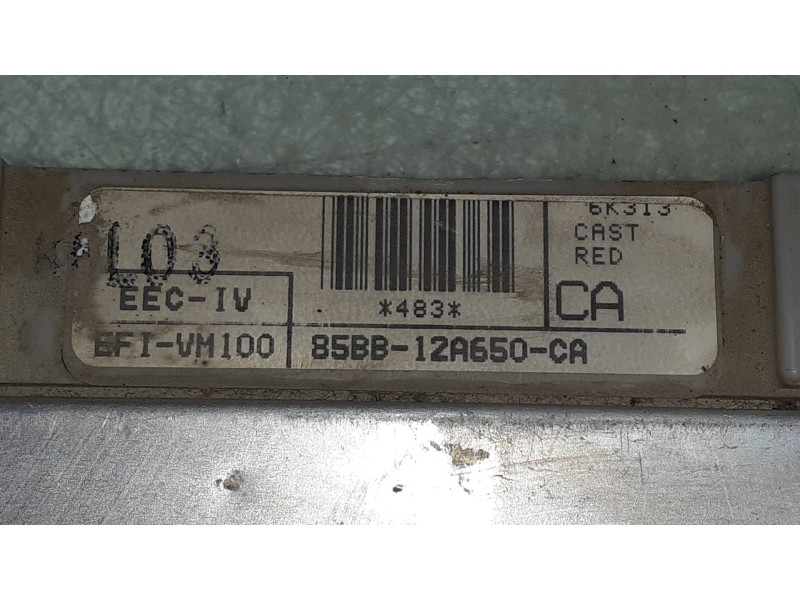 Recambio de centralita motor uce para ford sierra berlina 2.0 (ohc) referencia OEM IAM 85BB12A650CA EFIVM100  Recambio de centralita motor uce para ford sierra berlina 2.0 (ohc) referencia OEM IAM 85BB12A650CA EFIVM100